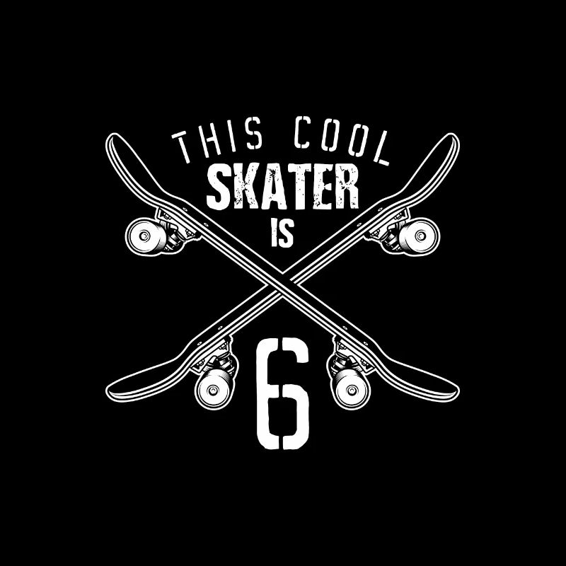 This cool skater is 6