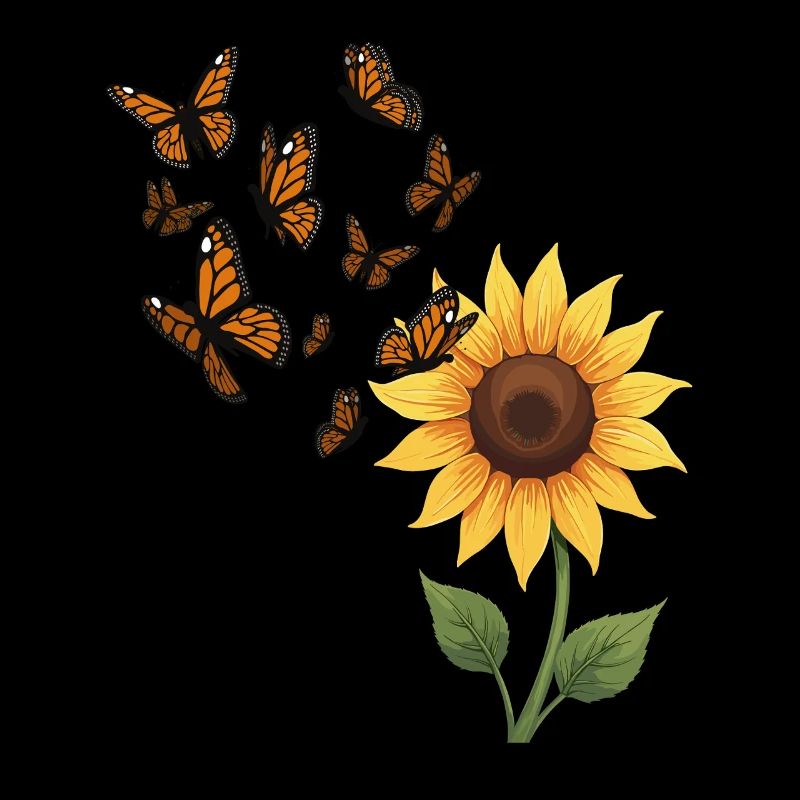 Papillon monarque Illustration graphique