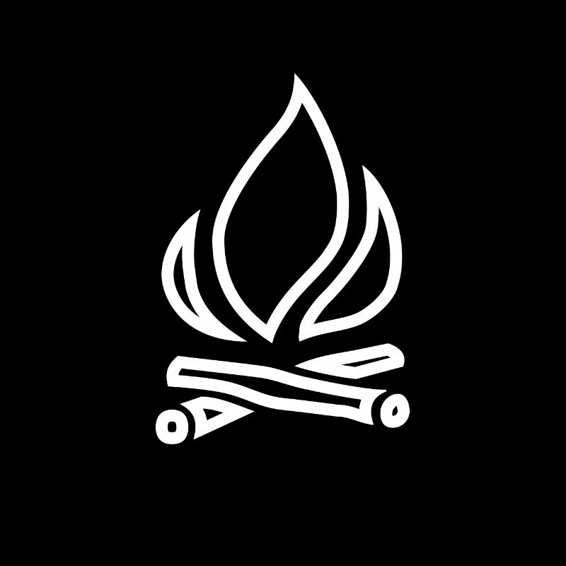 fire campfire symbol icon flame burn