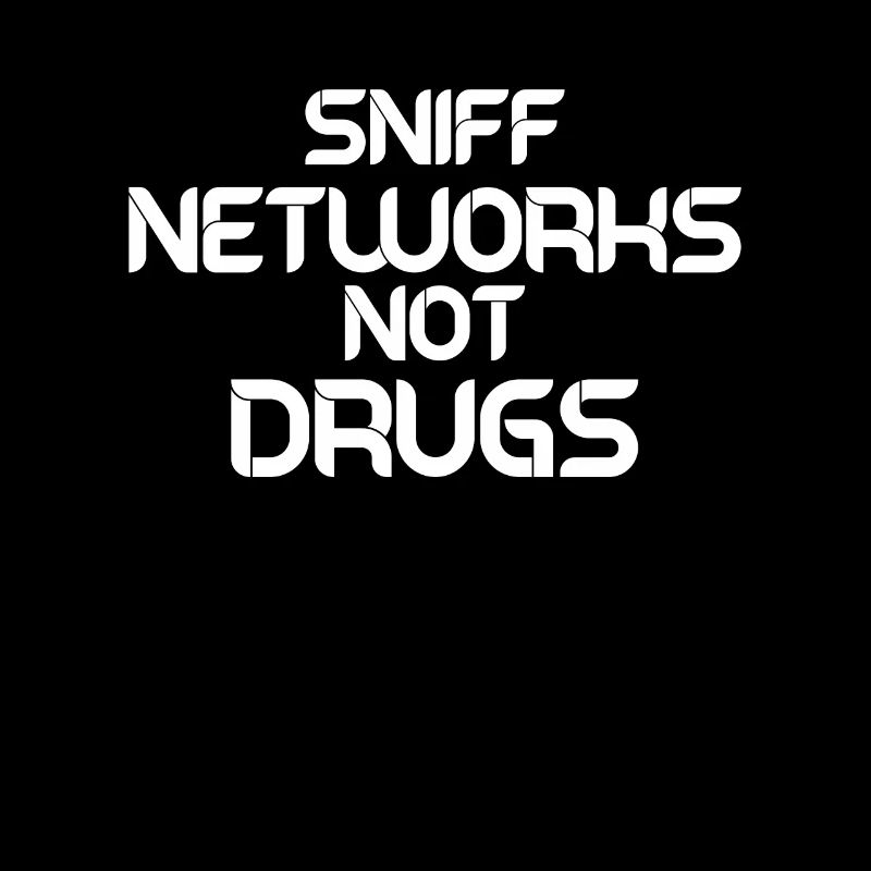 Lustiges Hacker Netzwerk Admin Network Sniffing