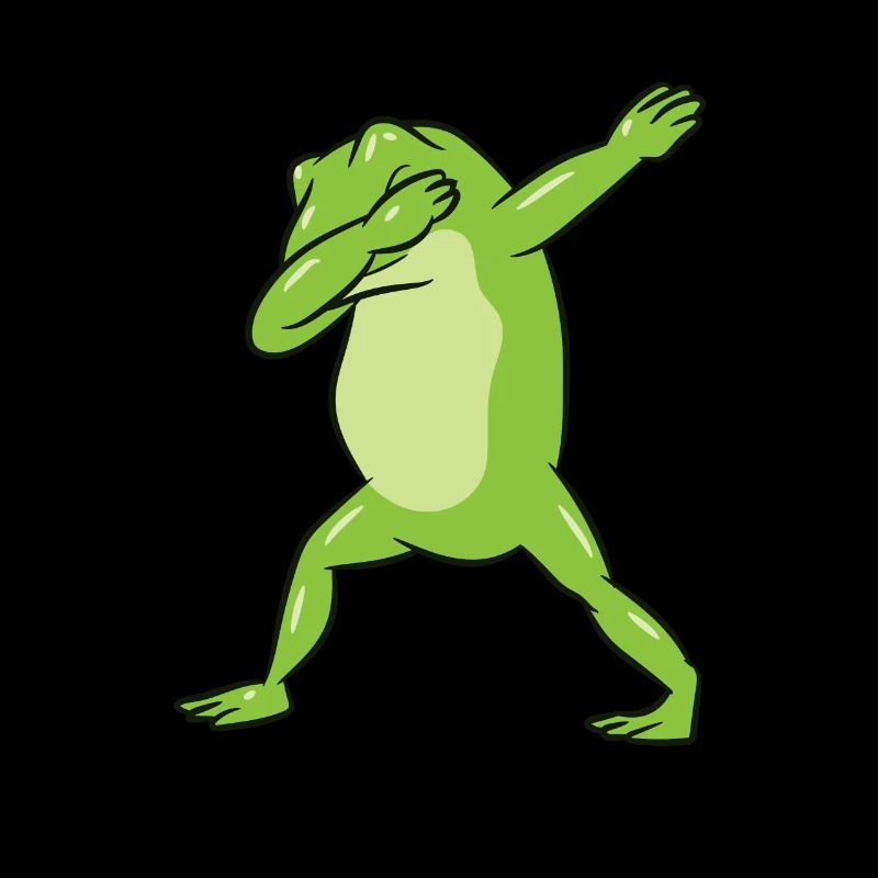 Cute Dabbing Frog Funny Frog Dab Funny Frog
