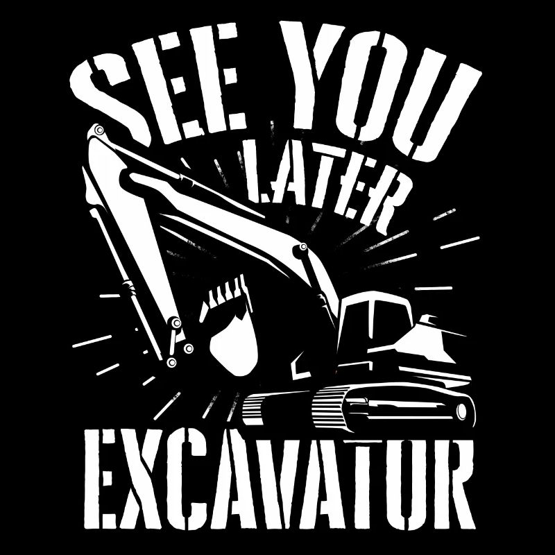 Excavator road construction