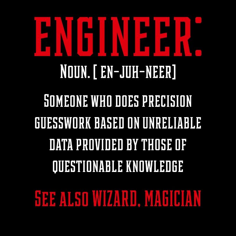 Engineer Funny Definition - Jobs Geschenk Beruf