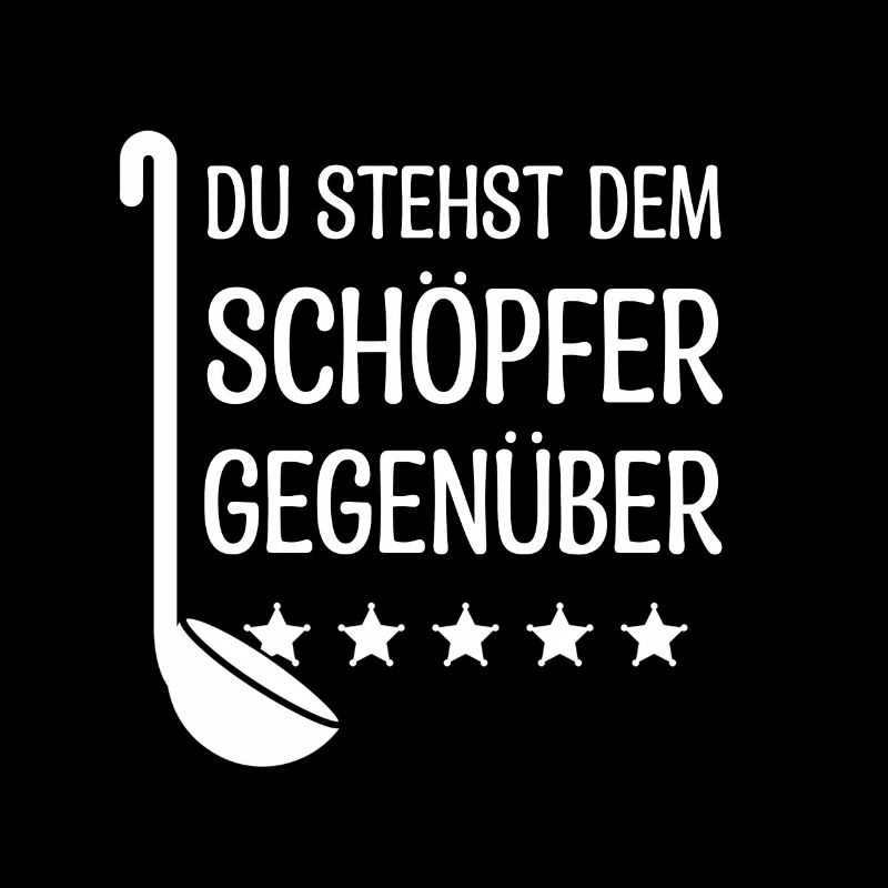 Koch Chefkoch Hobbykoch Geschenkidee Schöpfer