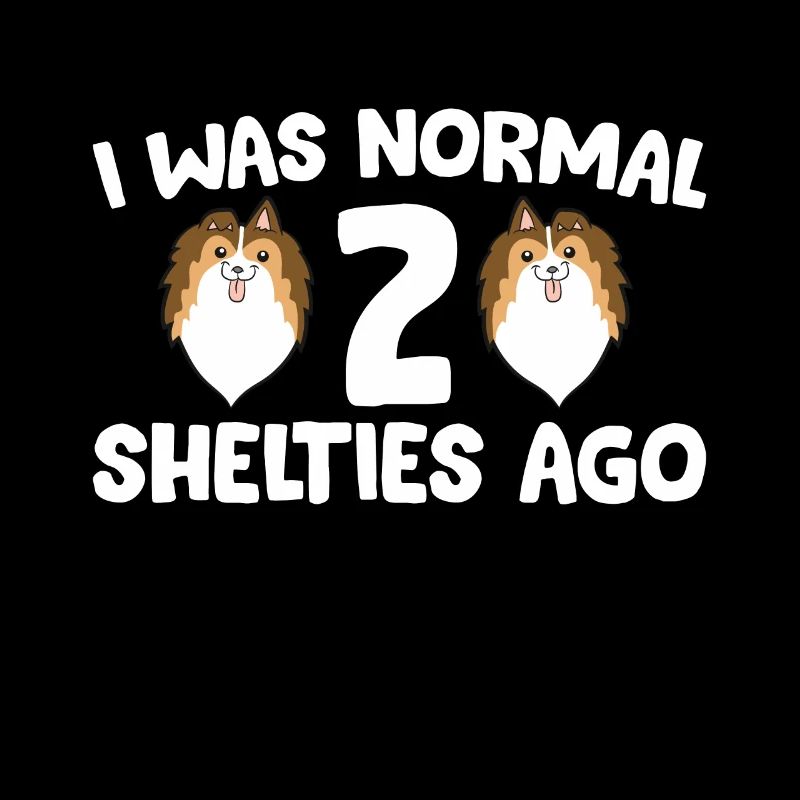 J’étais normal il y a 2 shelties