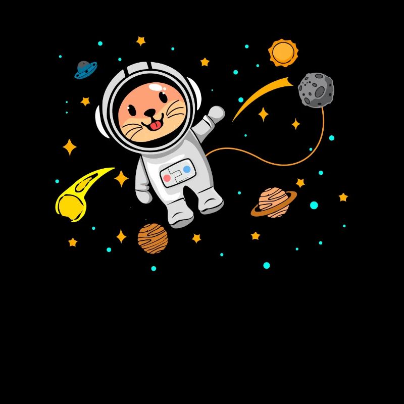 Otter lover Astronaut