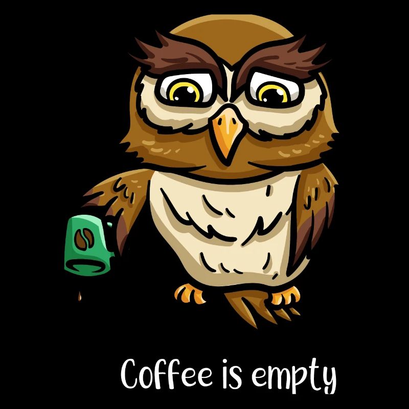 empty coffee ornithology