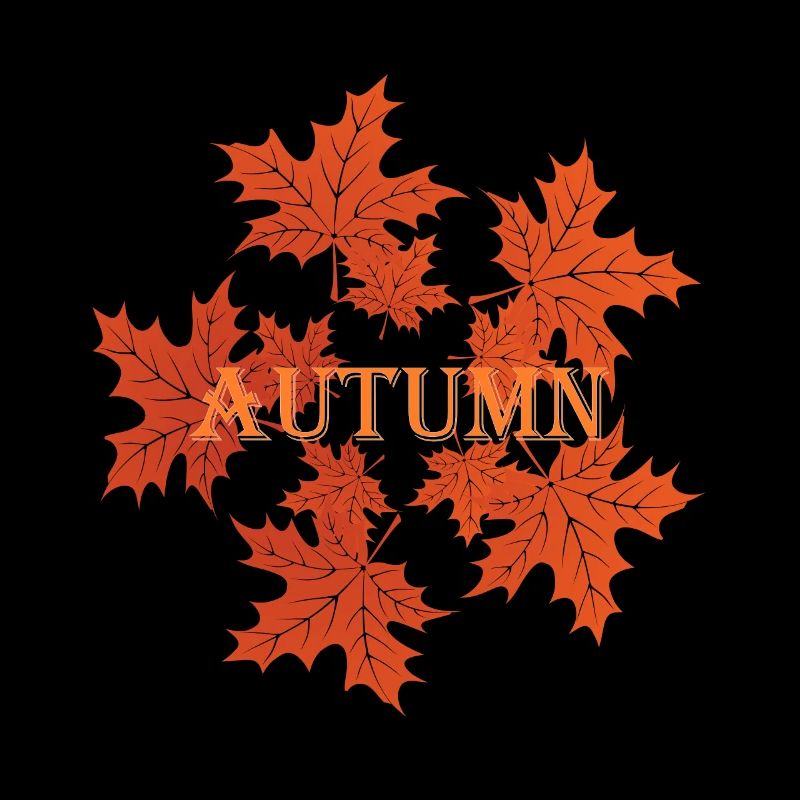 Automne mois, feuilles d’automne