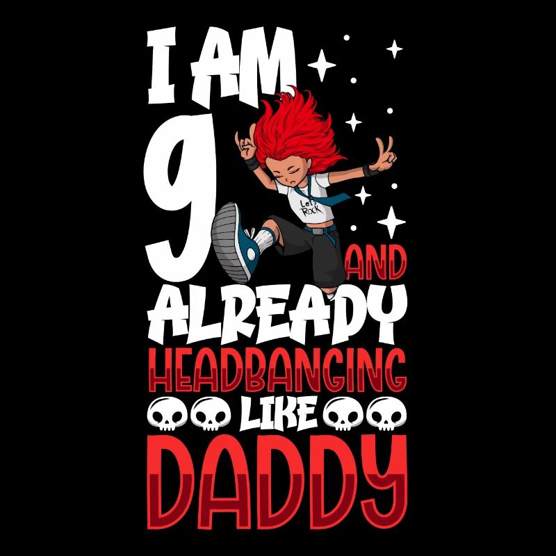 Ich bin 9 - Mädchen Rocker