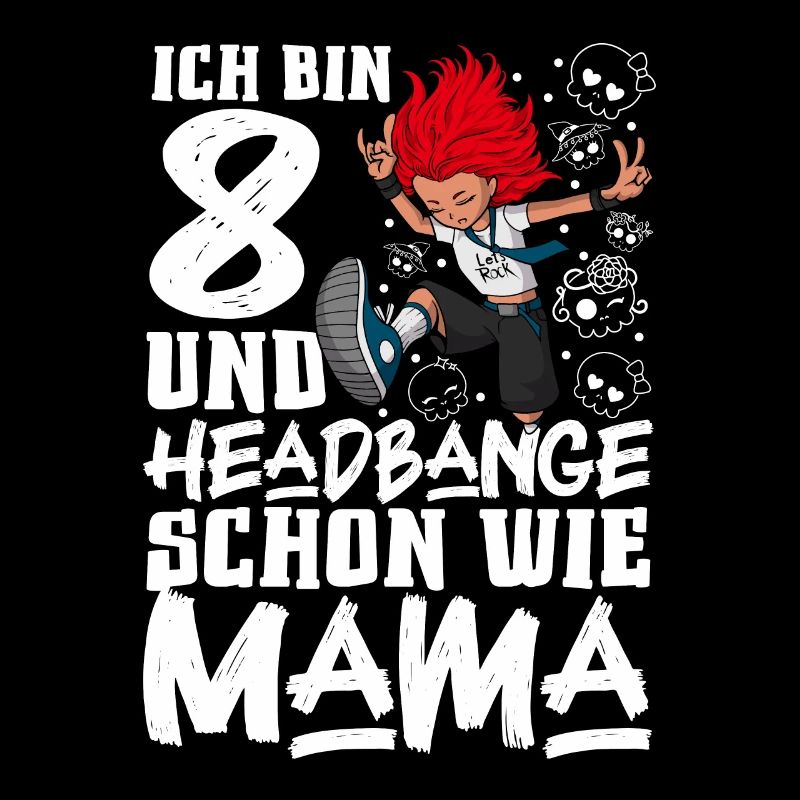 Ich bin 8 - Mädchen Rocker