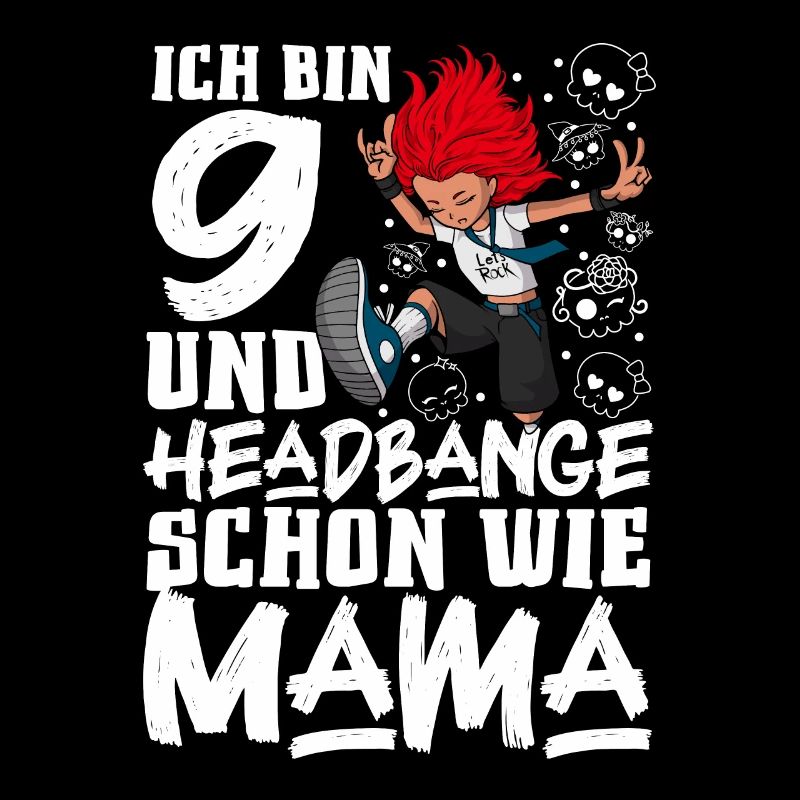 Ich bin 9 - Mädchen Rocker