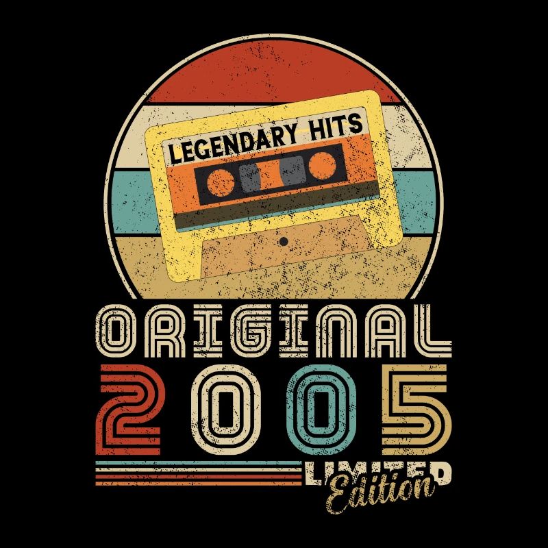 Original 2005 Vintage Retro Anniversary