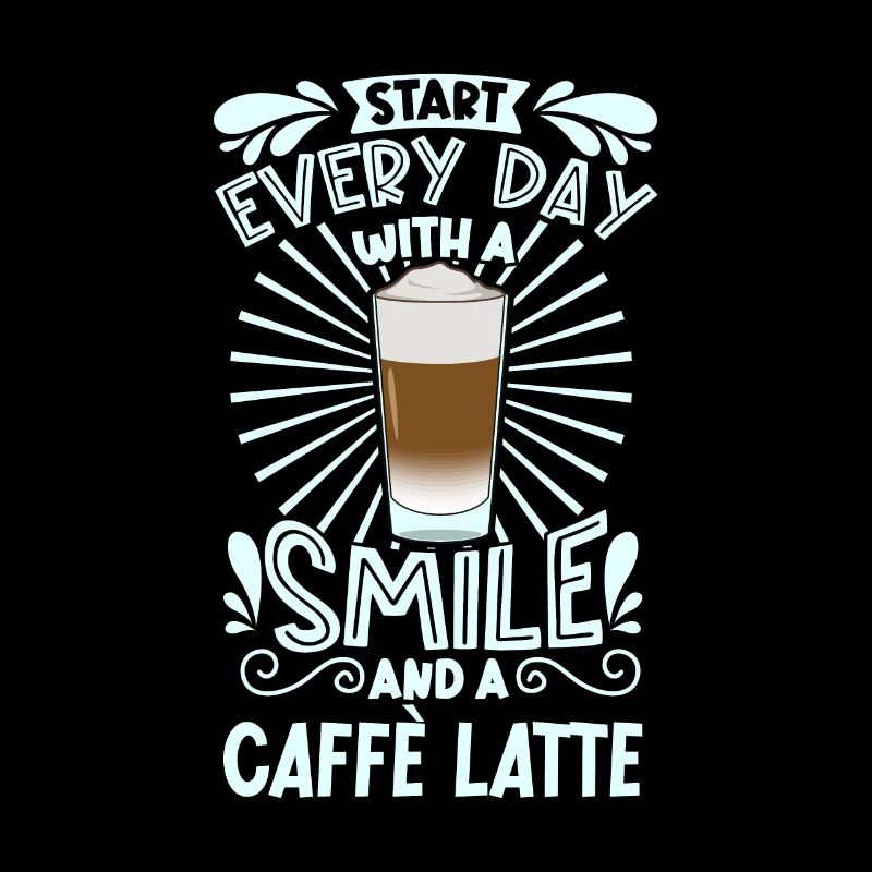 Lächeln mit Caffè Latte