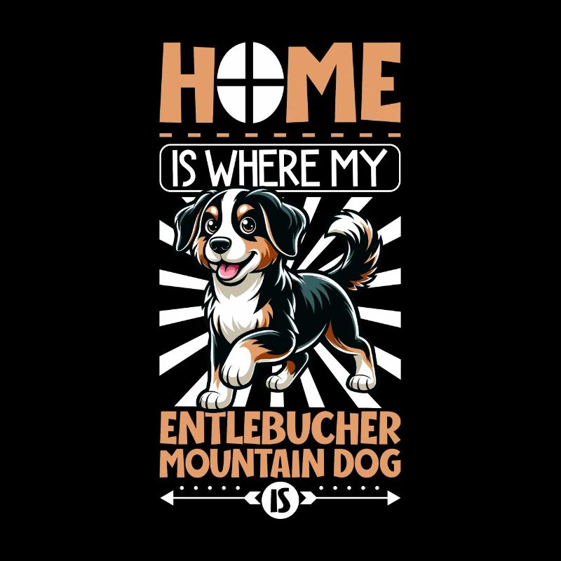Zuhause - Entlebucher Sennenhund