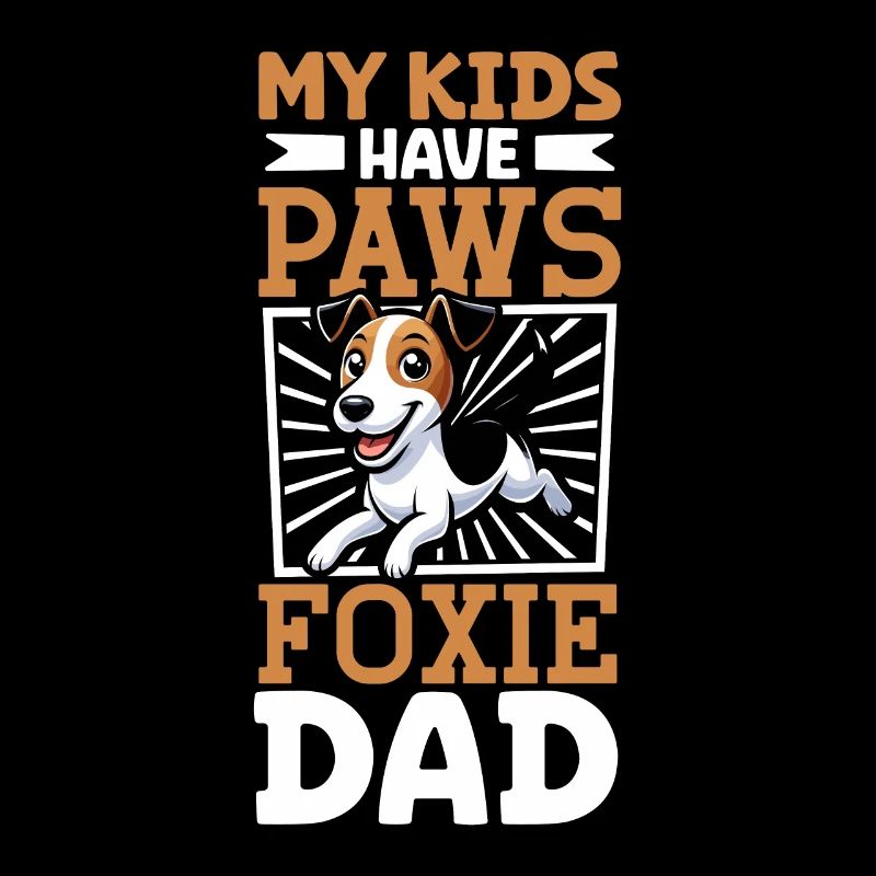 Fox terrier à poil lisse papa