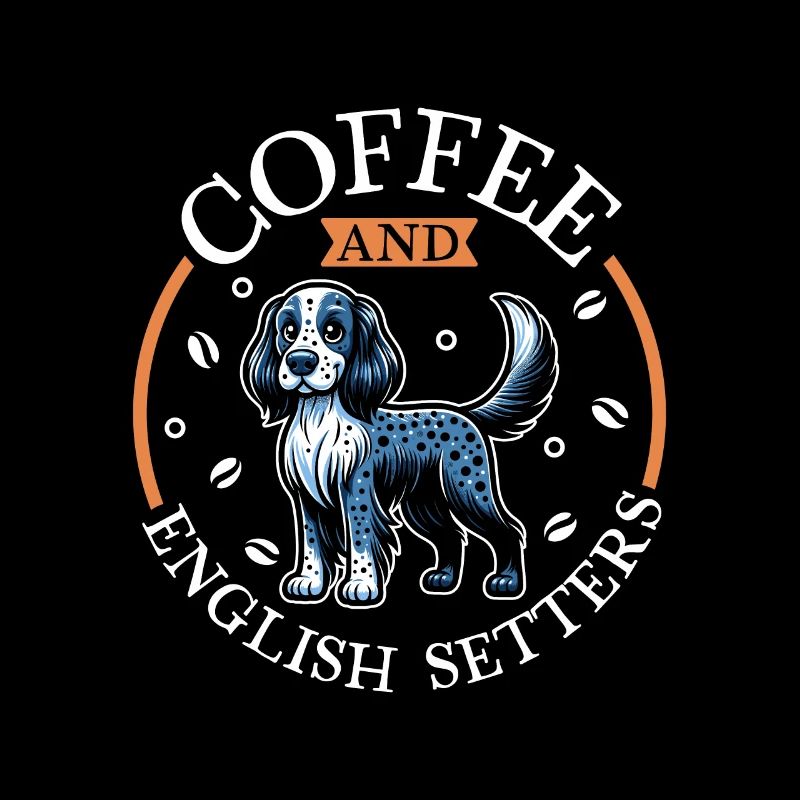 Café et Setter Anglais
