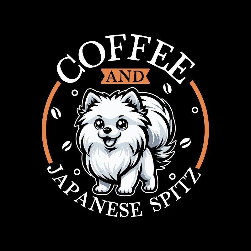 Coffee and Japanese Spitz