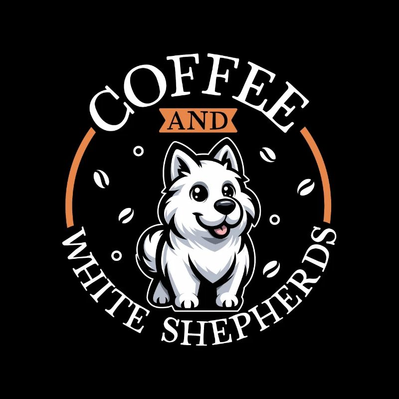 Café et berger blanc