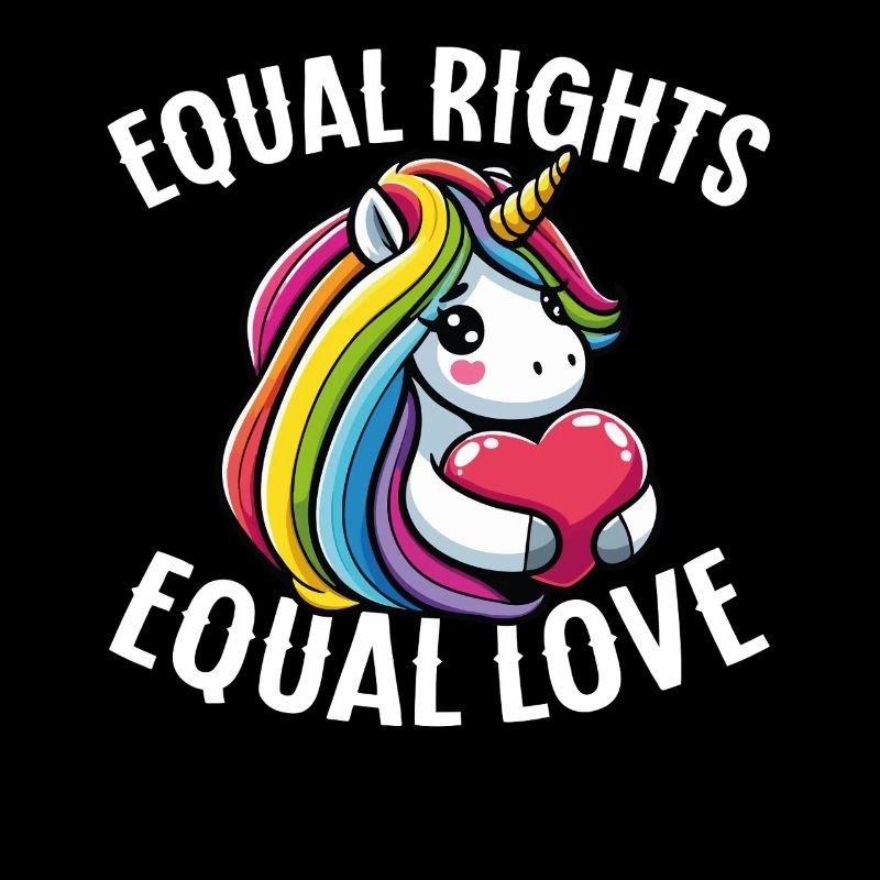 Gleiche Rechte Gleiche Liebe Regenbogen Einhorn