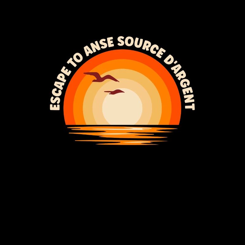 Ich fliehe nach Anse Source d'Argent