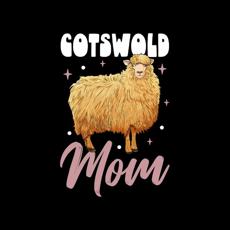 Maman mouton des Cotswold