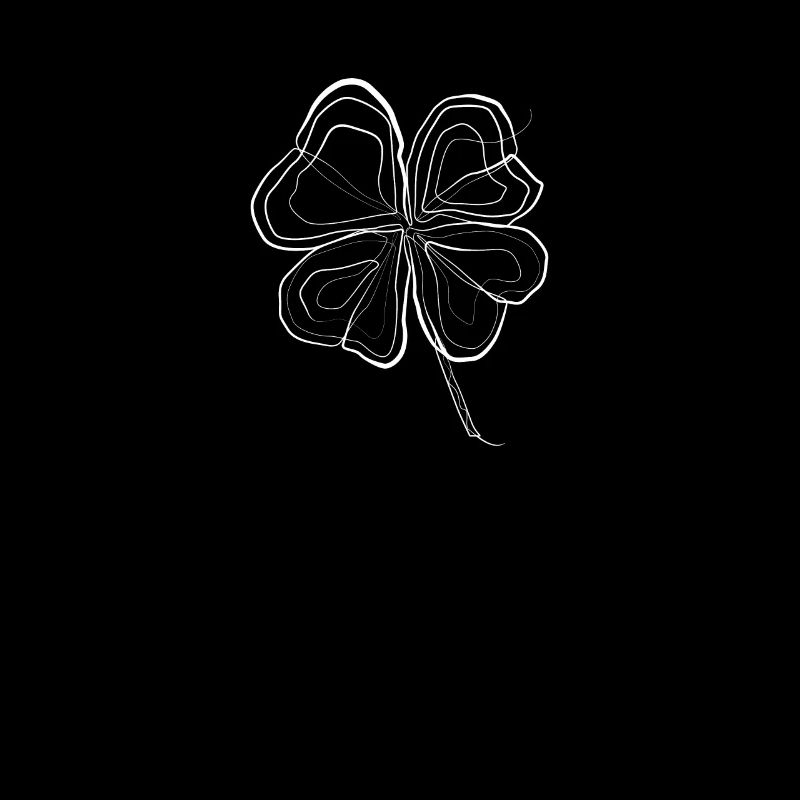 Kleeblatt - one line drawing