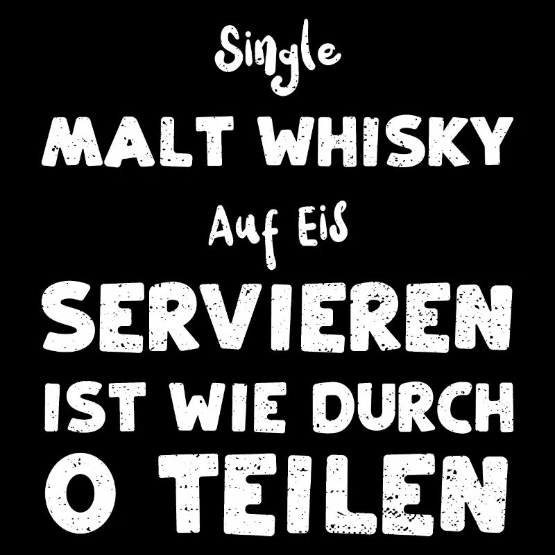 Single Malt Whisky Auf Eis Servi...