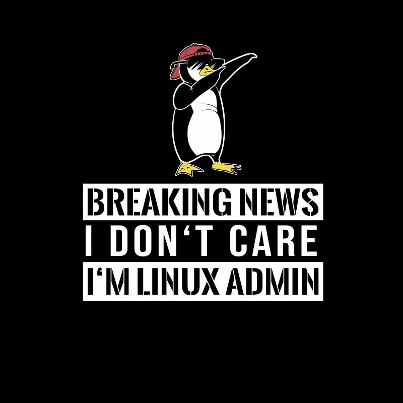IT nerd Linux Linux penguin geek ingénieur logiciel