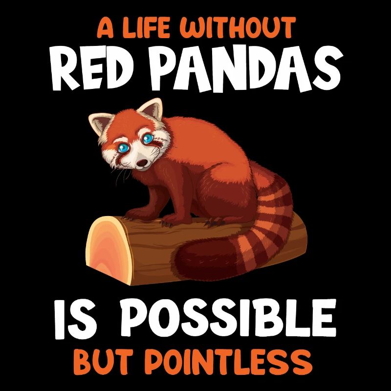 Panda Panda panda rouge cadeau de panda