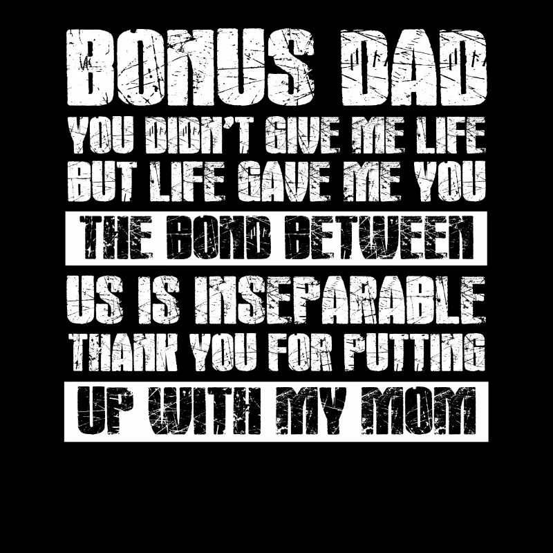 Bonus Papa Stepdad Gift