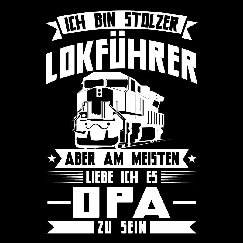 Lokführer Opa Eisenbahn Geschenk