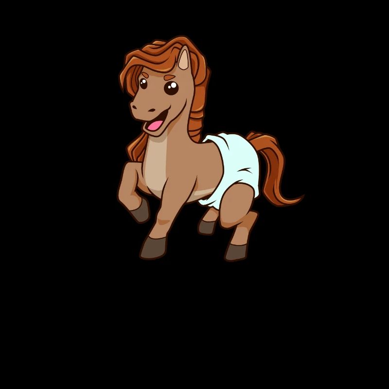 Kawaii Bébé Cheval