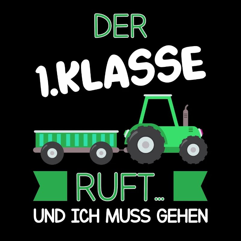 1.Klasse Traktor Erstklässler Geschenk