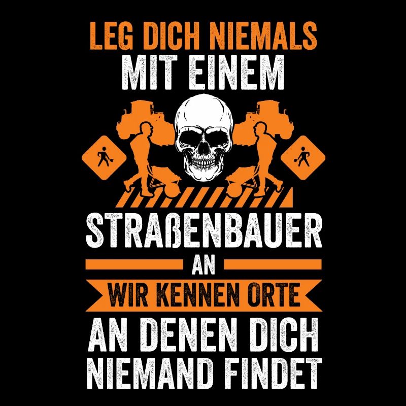 Straßenbauer Job Bauarbeiter Geschenk