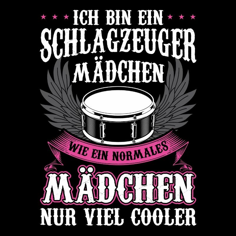 Schlagzeug Mädchen Schlagzeuger Mädchen Geschenk