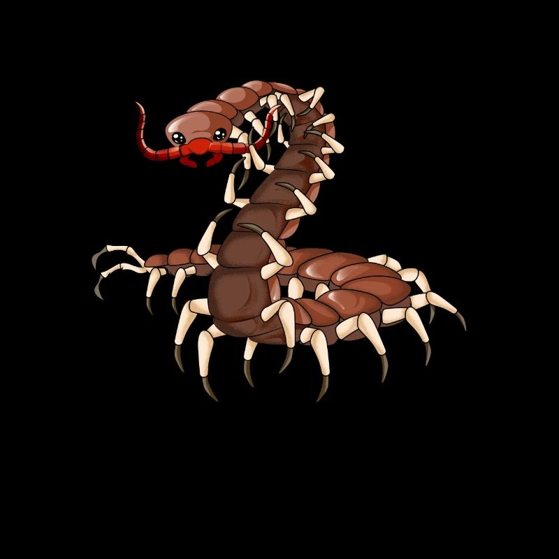 Cartoon Centipedes
