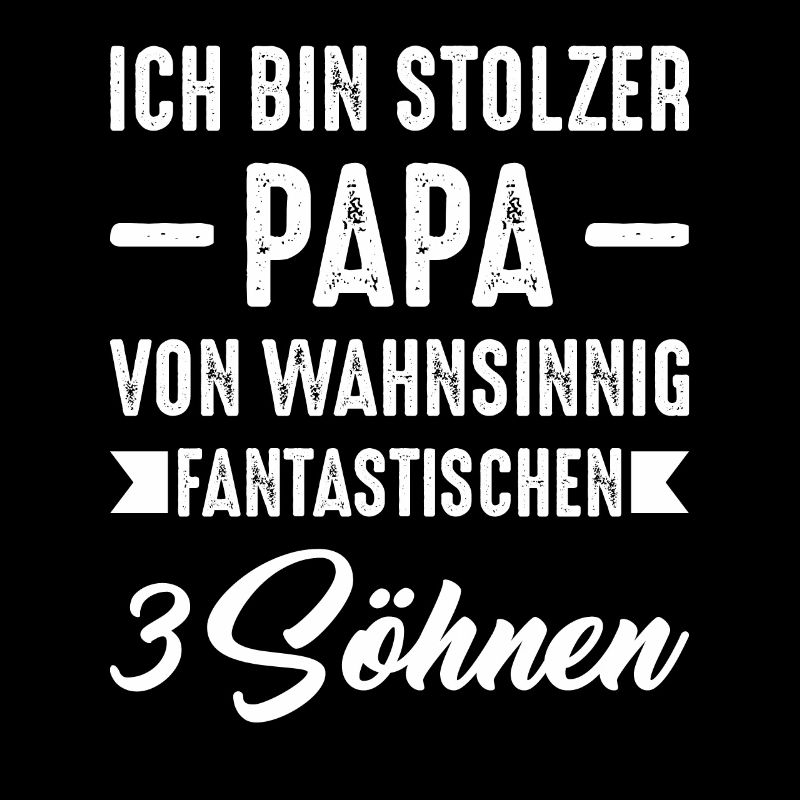 Papa 3 Söhne Papas Geschenk