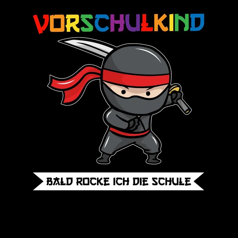 Vorschulkind Ninja Vorschulkinder Geschenk