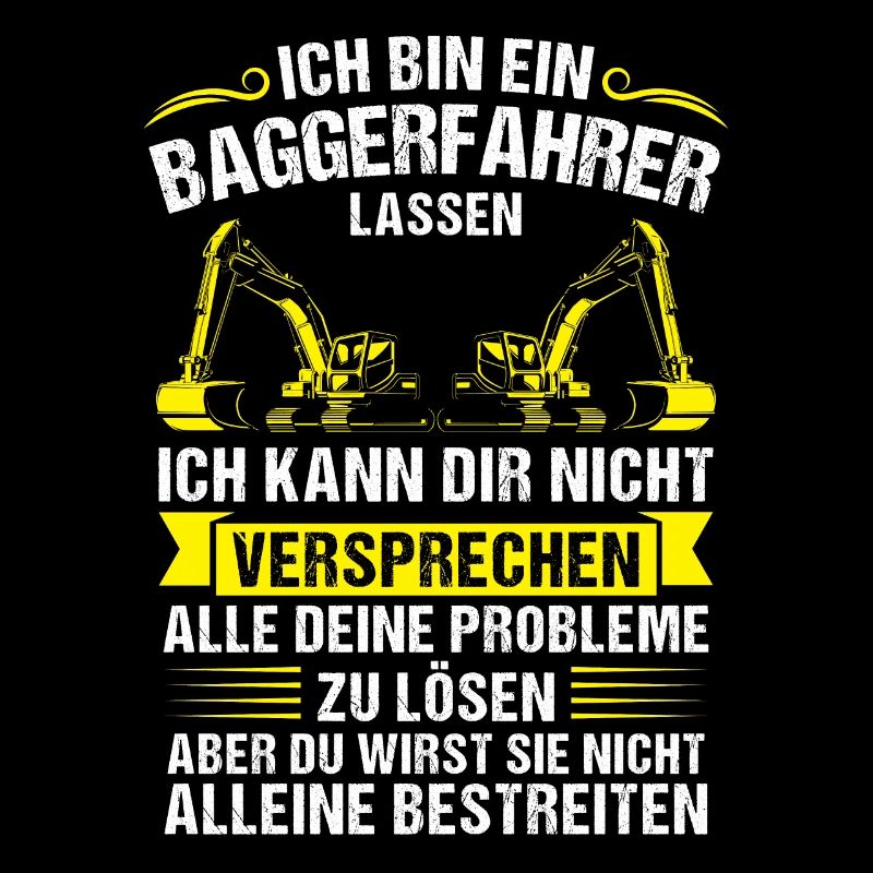 Baggerfahrer Beruf Bauarbeiter Geschenk