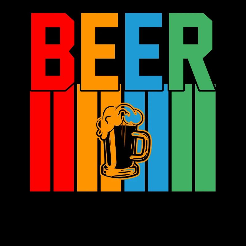Bier Retro-Design Bier Geschenk