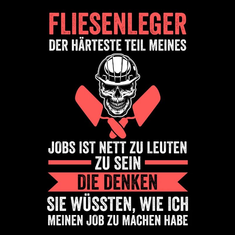 Fliesenleger Beruf Fliesen Geschenk