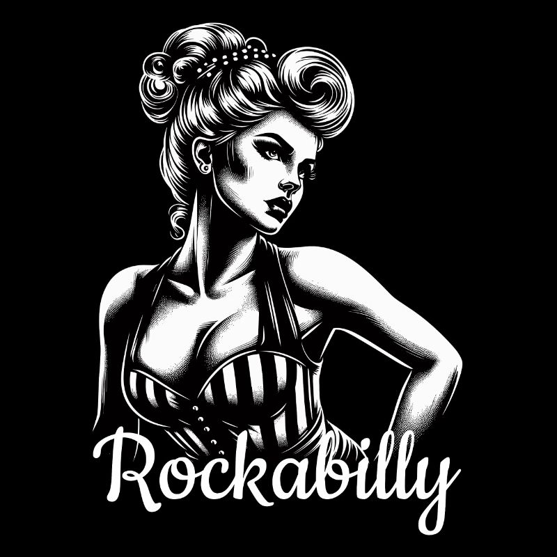 Rockabilly Frau Geschenk
