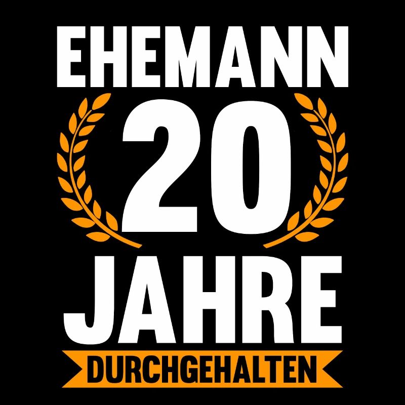 20 Jahre Ehe Ehemann Ehepaar Geschenk