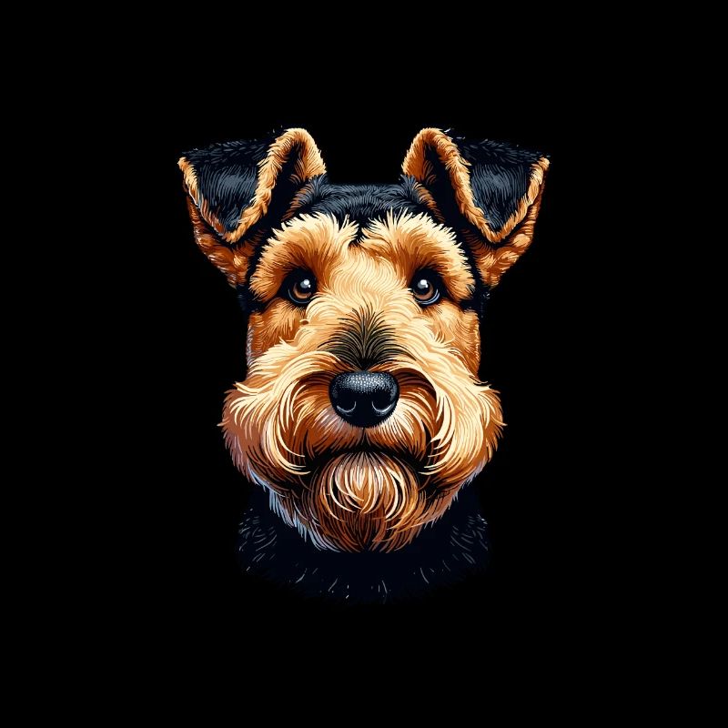 Visage de chien - Welsh Terrier