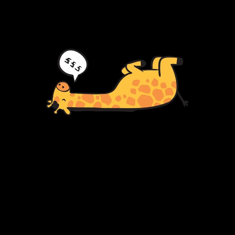 Sleeping giraffe