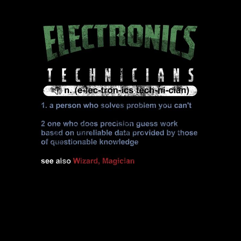 Cadeau technique de techniciens en électronique