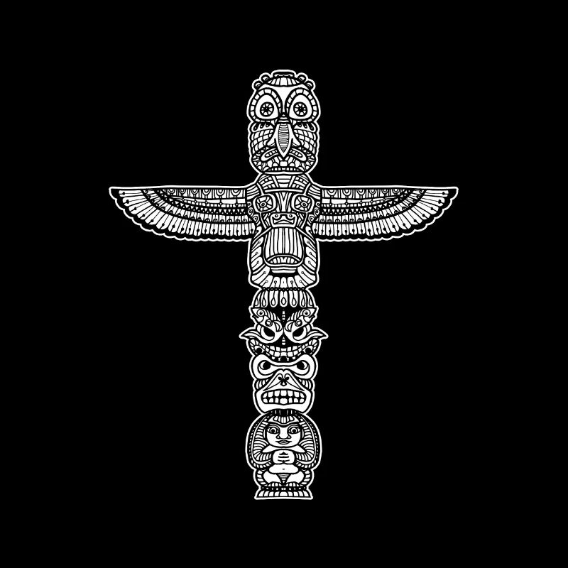 Aztec Totem Native Civilization Maya Kultur Geschenk