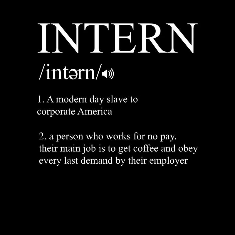 Intern Definition Praktikum Job Assistant Geschenk
