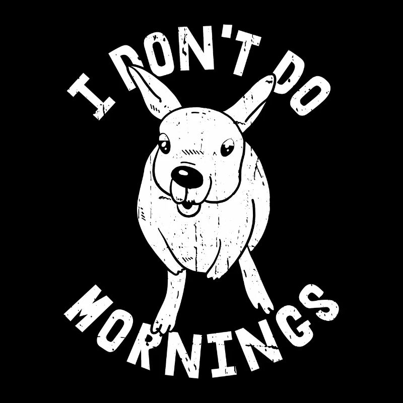 Känguru Lustig I Dont Do Mornings