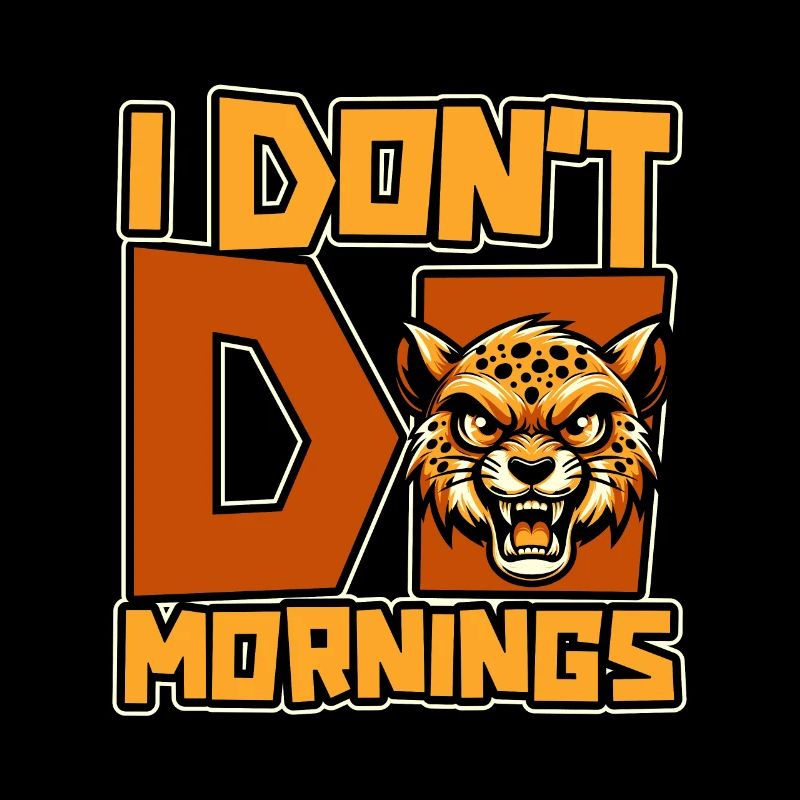 Guépard Drôle Je Ne Fais Pas De Matins